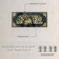 MashaAllah La Quwwata Illa Billah Arabic Islamic Wall Art – Modern Black & Gold Acrylic Decor