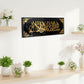 MashaAllah La Quwwata Illa Billah Arabic Islamic Wall Art – Modern Black & Gold Acrylic Decor