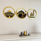 Al Aqsa Mosque, Kaaba, and Masjid An-Nabawi Islamic Wall Art Set of 3

Adorn your living space with this exquisite set of three Islamic wall art pieces, showcasing the revered Al Aqsa Mosque, Kaaba, and Masjid An-Nabawi. Each piece is meticulously designed to reflect the spiritual essence of these holy sites, making it a meaningful addition to any Muslim home.