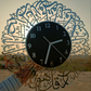 Surah Al-Ikhlas Islamic Acrylic Wall Clock – Modern Arabic Calligraphy Muslim Home Decor