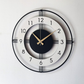 Premium big size analog wall clock with mid century modern metal frame