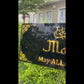 MashaAllah 3D Wall Art - Elegant Allahumma Baarik Hazal Bait Acrylic Calligraphy | Premium Black & Gold Islamic Home Decor | Craftholic